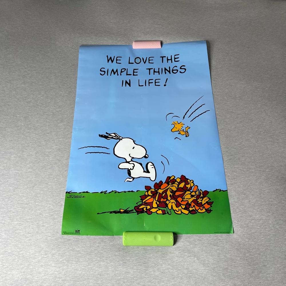 Trends Snoopy, We Love the Simple Things in Life! Wall Poster, 23” x 34”